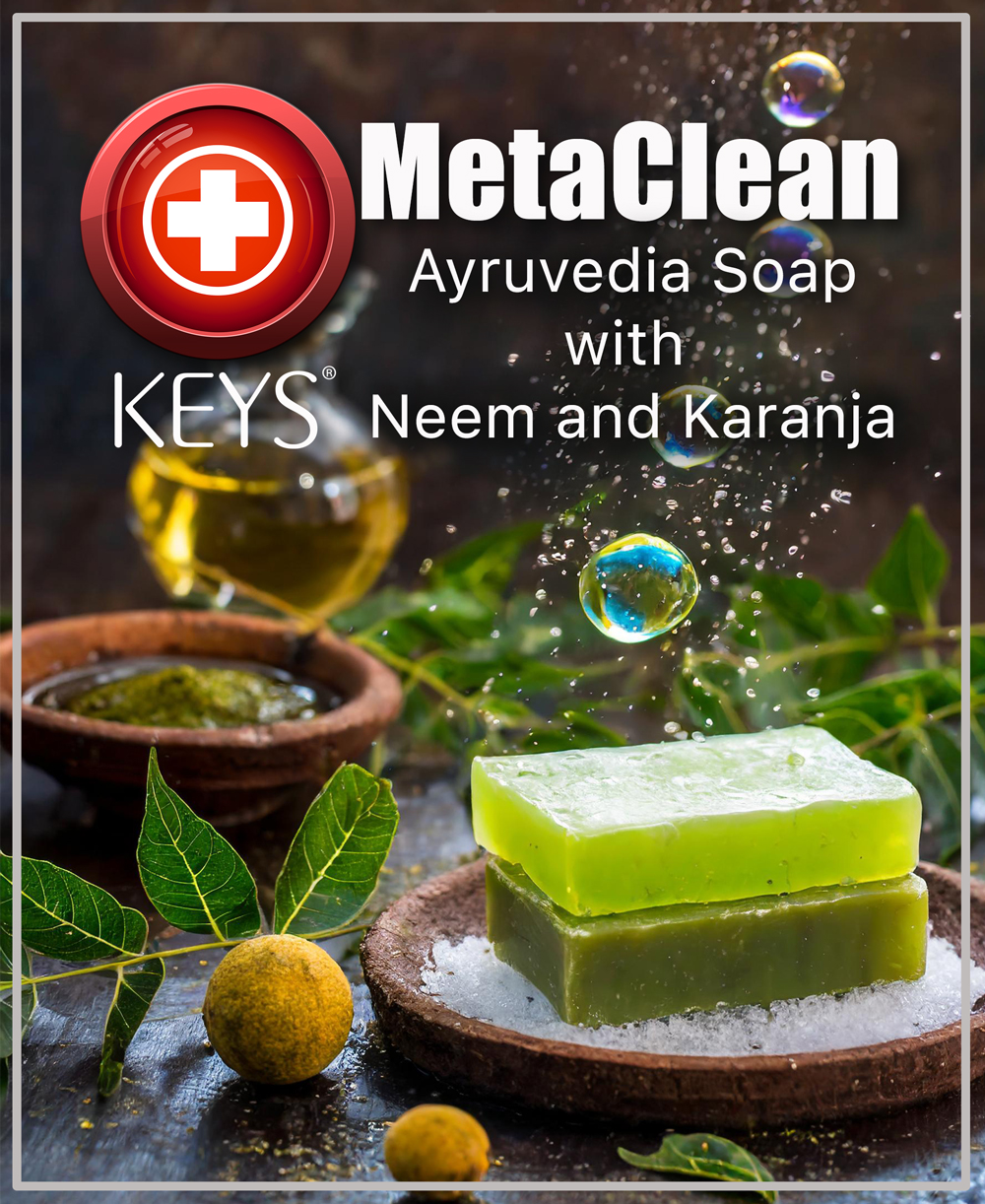 Nature’s Secret to Soothing Skin: Discover MetaClean Soap with Ayurvedic Neem & Karanja Oil